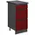 Vicco Schubladenschrank R-Line 40 x 60 x 81,5 cm Rot