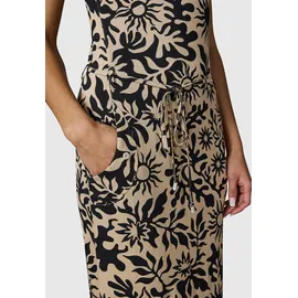 Ragwear Sommerkleid Midikleid Taggien Print Braun/Khaki 42