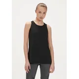 ATHLECIA - Mota W Slub Tanktop Damen black melange - schwarz