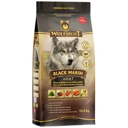 WOLFSBLUT Black Marsh Adult Hundetrockenfutter mit Wasserbüffelfleisch und Süßkartoffeln 12,5 kg