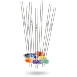 Vita Juwel Glastrinkhalm Set, 7 Stück