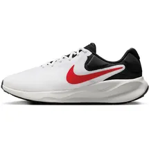 Nike Herren Revolution 7 Men s Road R Sneaker, White/Fire Red-Black-Photon Du, 46