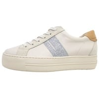 Paul Green Damen SUPER Soft Pauls, Frauen Low-Top Sneaker,schnürschuhe,schnürer,Plateausohle,Halbschuhe,straßenschuhe,Weiß (Ivory/Ice),39 EU / 6 UK - 39 EU