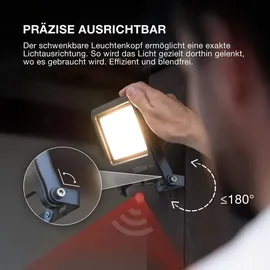Osram Außenstrahler Aluminium 16,8 cm inkl. Bewegungsmelder weiß