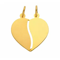 Ketten-Anhänger ADELIA ́S "Damen Goldschmuck 333 Gold Anhänger Partneranhänger", gold, Schmuckanhänger, Damen, Gelbgold 333, 333 Gold Goldschmuck für Damen