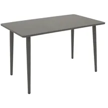 DEGAMO DENVER Gartentisch 120 x 70 x 73 cm grau