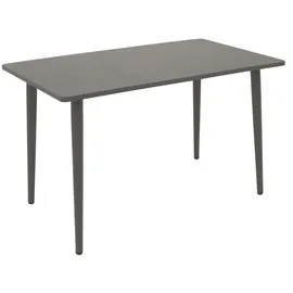 DEGAMO DENVER Gartentisch 120 x 70 x 73 cm grau