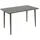 DEGAMO DENVER Gartentisch 120 x 70 x 73 cm grau