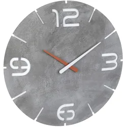 TFA 60.3536.15 Funk-Wanduhr Contour Beton-Optik