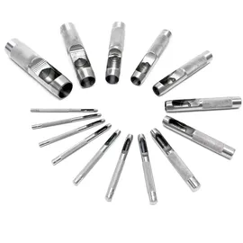 Wiltec Locheisen Satz 2-22mm 15tlg