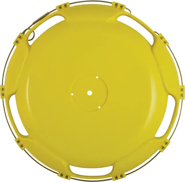 Radkappe für Lkw, vorn, gelb, PVC, 22,5