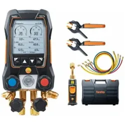 Testo Smart Vakuum Set 557s mit Füllschläuchen Smarte und digitale Monteurhilfe