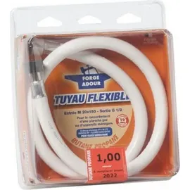 Forge Adour Gasschlauch 1 m Edelstahl/Gummi orange