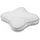 sleezzz Premium Gelschaum Kontur- und Bauchschläfer Kissen 54 x 45 x 12 cm Weiß