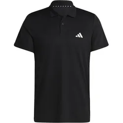 ADIDAS Herren Polo Train Essentials Training, BLACK/WHITE, S