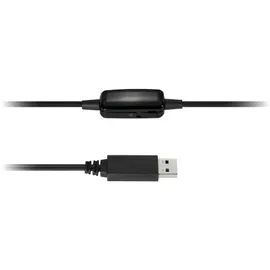 Kensington K33065WW Hi-Fi-USB-Kopfhörer mit Mikrofon und Lautstärkeregler