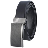Lindenmann Gürtel Ledergürtel 1000323, schwarz, mit Koppelschnalle, Rindsleder, Länge 100 cm