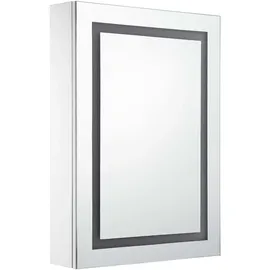 vidaXL LED-Spiegelschrank 50 cm weiß