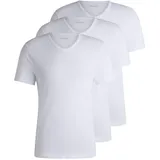 Classic Kurzarm-v ausschnitt-baselayer 3 Einheiten White S