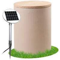 8 seasons DESIGN Shining Drum Bodenleuchte inkl. Deckel, sand