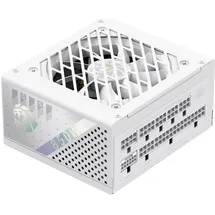 gamemax GS 850G WH SFX Netzteil PC 850W, Vollmodular, 80 Plus Gold, Hochwertige Japanische Kondensatoren, FDB Lüfter, APFC+LLC+DC-DC, 9 Schutzfunktionen, 5 Jahre Garantie