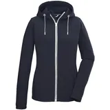 KILLTEC Damen Powerstretchjacke mit Kapuze KOS 33 WMN FLX JCKT, nachtblau, 42,