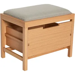 Hübsch - Bifi Bank Sand/Natur - cm - 60 cm - 48 cm