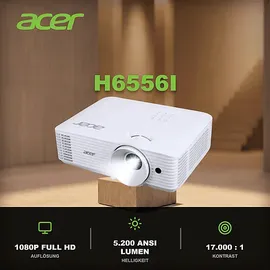 Acer H6556i Full HD Weiß