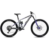 Ghost Riot AM AL Full Party«, 12 Gang, Shimano, XT RD-M8100 Schaltwerk, Kettenschaltung, für Damen und Herren, Kettenschaltung, silberfarben violett) 29 Zoll (73,66cm), (silberfarben,