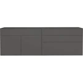 LeGer Home by Lena Gercke Sideboard »Essentials«, (2 St.), Breite: 224cm, MDF lackiert, Push-to-open-Funktion