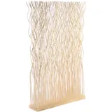 creedwood RAUMTEILER Beige, Naturmaterialien, 70x110x17 cm, Wohnzimmer, Raumteiler & Paravents, Paravents