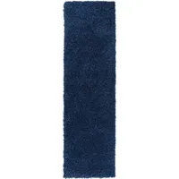 Bruno Banani Läufer BRUNO BANANI "Shaggy Soft" Gr. 12, blau, B:80cm H:30mm L:250cm, Kunstfaser, Teppiche, Läufer, Läufer, Brücke, gewebt, Uni-Farben, besonders weich