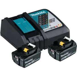 Makita Power Source Kit 18 V Li-Ion 2 x 6,0 Ah + DC18RC Ladegerät 199480-6
