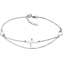 FIRETTI Fußkette FIRETTI "Schmuck Geschenk Silber 925 Körperschmuck Ankerkette", silber (silberfarben), Fußketten, Damen, Silber 925 (Sterlingsilber), mit symbolischen Elementen