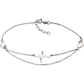 FIRETTI Fußkette FIRETTI "Schmuck Geschenk Silber 925 Körperschmuck Ankerkette", silber (silberfarben), Fußketten, Damen, Silber 925 (Sterlingsilber), mit symbolischen Elementen
