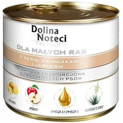 Dolina Noteci PREMIUM  für Hunde kleiner Rassen mit Gänsekartoffeln und Äpfeln 185 g