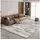 luxuskollektion Moderner Hochflorteppich 200 x 300 cm Blau/Grau