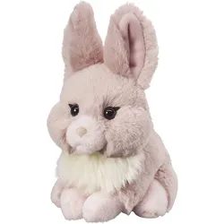 Bauer Spielwaren - Plüschtier - Super Soft Hase (pink, 15cm)