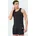 Sportswear Unterhemd Tank Top Active Flex Cotton ärmellos einfarbig Schwarz M