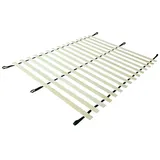 EVERGREENWEB Doppellattenrost 160x200 cm 16 Rolllattenrost und flexibel - ohne Rahmen - Praktische Lattenrost aus Birkenholz, die aufgerollt Werden kann Bettrost Rollroste für Plattformbett