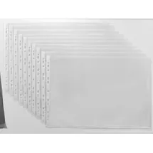 Lands Prospekthüllen DIN A3 quer transparent genarbt 0,08 mm, 10 St.