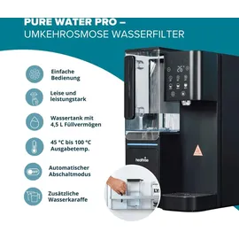 health rise Pure Water Pro schwarz 4,5 Liter