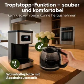 Proficook Filterkaffeemaschine PC-KA 1299 silber