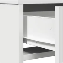 vidaXL Schminktisch mit Schubladen Weiß 50 x 41 x 135 cm