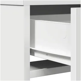 vidaXL Schminktisch mit Schubladen Weiß 50 x 41 x 135 cm