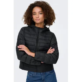 Only ONLTAHIA LW QUILTED HOOD JKT NOOS O Black S schwarz, - S