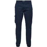 Only & Sons Cargohose, aufgesetzte Beintaschen, für Herren, 192818 DRESS BLUE, 28/32