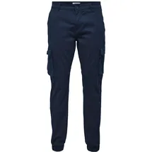 Only & Sons Cargohose, aufgesetzte Beintaschen, für Herren, 192818 DRESS BLUE, 28/32