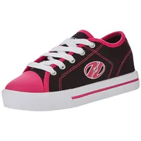 Heelys Mädchen Classic Sneaker, Schwarz (Black/White/Hot Pink Black/White/Hot Pink)