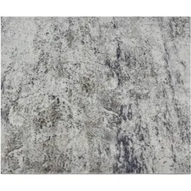 vidaXL Küchenteppich Waschbar Beton 45x150 cm Samt